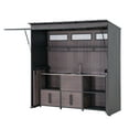 thumbnail image 3 of Sunjoy Outdoor Kitchen Island 4-Pieces Grill Sink, Open Storage Shelf and Kitchen Island Counter, multi-color, 3 of 14