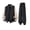 Black@GC@, variant on Mens Workout Outfits Patchwork Color Long Sleeve Baseball Jacket Jogger Pants Set for Men Breathable Summer Tracksuit