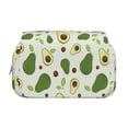 thumbnail image 2 of Disketp Green Avocado Estuche de Lápices de Doble Capa con Tapa Abatible y Cremallera, Organizador Escolar para Adolescentes y Adultos, 2 of 7