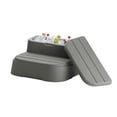 thumbnail image 4 of Lifesmart Cool Step Molded Spa Step with Built-In Hidden Storage Compartment, Taupe, 4 of 8