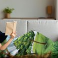 thumbnail image 3 of Forest Soft Flannel Fleece Throw Blanket, Clear Day in the Woods Theme Cartoon Drawing Style Idyllic Summer, Cozy Plush for Indoor and Outdoor Use, 50" x 70", Green Pale Blue Caramel, by Ambesonne, 3 of 5