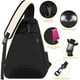 thumbnail image 4 of Bolsa para Raqueta de Bádminton | Mochila para Raqueta de Tenis con Correa Cruzada | Correa de Hombro Ajustable | Gran Capacidad | Bolsillos Antirrobo | Multi-Deporte para Mujeres Adultas, 4 of 9