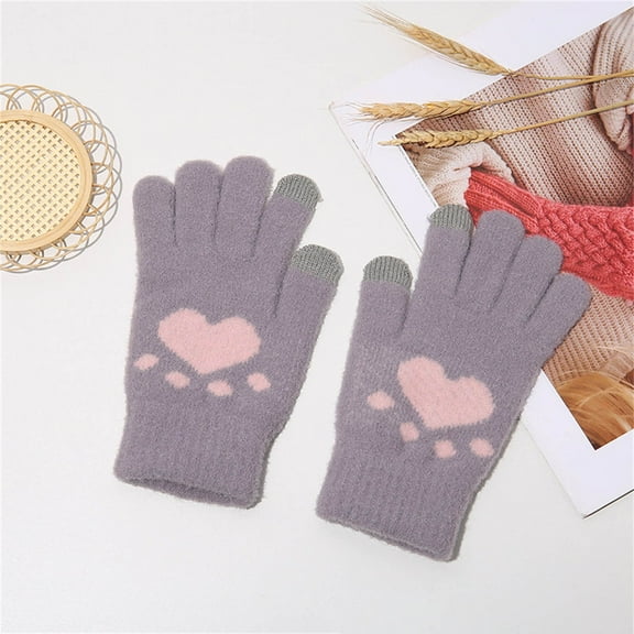 Dxzfnsa Winter Waterproof Ski Snow Warm Gloves for Women Men, Windproof Cold Weather Thermal with Touchscreen Fingers Gift for Women Christmas Gifts