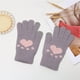 thumbnail image 1 of Guantes de mujer de color liso sin dedos, cálidos, de punto, mitones para mujer, 1 of 3