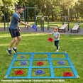 thumbnail image 6 of Outdoor Giant Tic Tac Toe Bean Bag Toss Games for Kids Adults Family, Large Outside Lawn Yard Backyard Carnival Field Day Game, Birthday Party Family Reunion Games Playground Fitness Equipment, 6 of 8