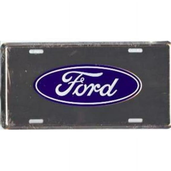 212 Main SUP50136 6 x 12 in. Ford Anodized License Plate