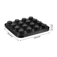 thumbnail image 2 of Bandeja para bolas de billar Uxcell, soporte para bolas de billar, bandeja de almacenamiento para mesa de billar 16 bolas, negra, 2 paquetes, 2 of 6
