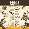 thumbnail image 4 of Gafas para montar en moto WYND Blocker modelo 331, color negro, 4 of 6