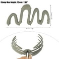 thumbnail image 2 of Unique Bargains 1pc Metal Hair Claws Hair Clips Hair Barrettes for Women Gray Green 4.09''x2.13''x1.02'', 2 of 7