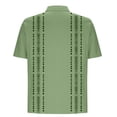 thumbnail image 4 of AHTJRT Men's Summer Beach Shirt Shell Spiral Geometry Vibrant Coastal Styling Green L, 4 of 5