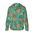 thumbnail image 4 of Xecao Fall Forest Squirrel for Sun Shirt-A lightweight, hoodie-style long-sleeve UV protection garment designed for other outdoor activities., 4 of 9