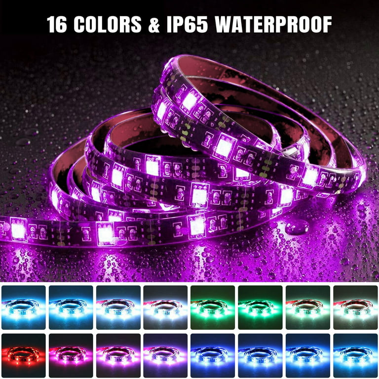 1m/3.28ft) LED Strip Lights, USB Powered, SMD 5050 Flexible LED Lights, RGB  Cuttable LED Strip Lights with Remote for 40-60in TV Backlight Strip  ,Monitor, Computer Case DIY,Game Room Home, Decoration 