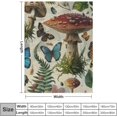 thumbnail image 4 of Manta de hongos, regalos de hongos para mujeres, manta de franela suave y acogedora con hongos para todas las estaciones, para sofá, sofá, decoración de habitación estilo cottagecore, mantas de, 4 of 6