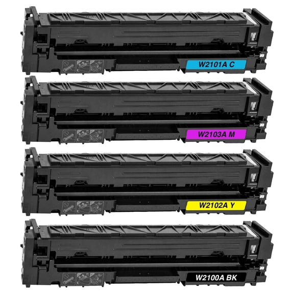 210A Toner Cartridge Set (With Ink Level Chip) Compatible for Color LaserJet Pro 4201dn, 4201dw, MFP 4301fdn, 4301fdw, 4301dw Printer Ink