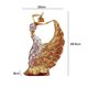 thumbnail image 3 of Esculturas de arte de danza de pavo real Artesanía de resina para la habitación del hogar (Oro) Sywqhk Libre de BPA, 3 of 6