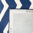 thumbnail image 4 of SAFAVIEH Cambridge Leon Geometric Wool Area Rug, Navy/Ivory, 4' x 6', 4 of 8