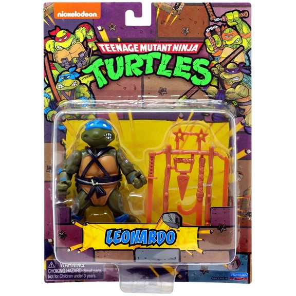 Teenage Mutant Ninja Turtles Retro Leonardo Action Figure (Rotocast Sewer Lair)