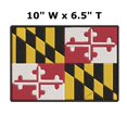 thumbnail image 2 of Maryland Embroidered Iron-On Flag Patch, 2 of 2