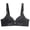 Black bras for women, variant on Wycnly Push Up Bra for Women Comfy Lightweight Compression Daily Bra with Adjustable Strap Elder Underwire Seamless T-Shirt Bras Bras for Women No Underwire Bras