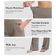 thumbnail image 5 of Pantalones de Yoga Talovee para Mujer con Pierna Ancha y Cintura Alta en Color Topo, Talla L, 5 of 5