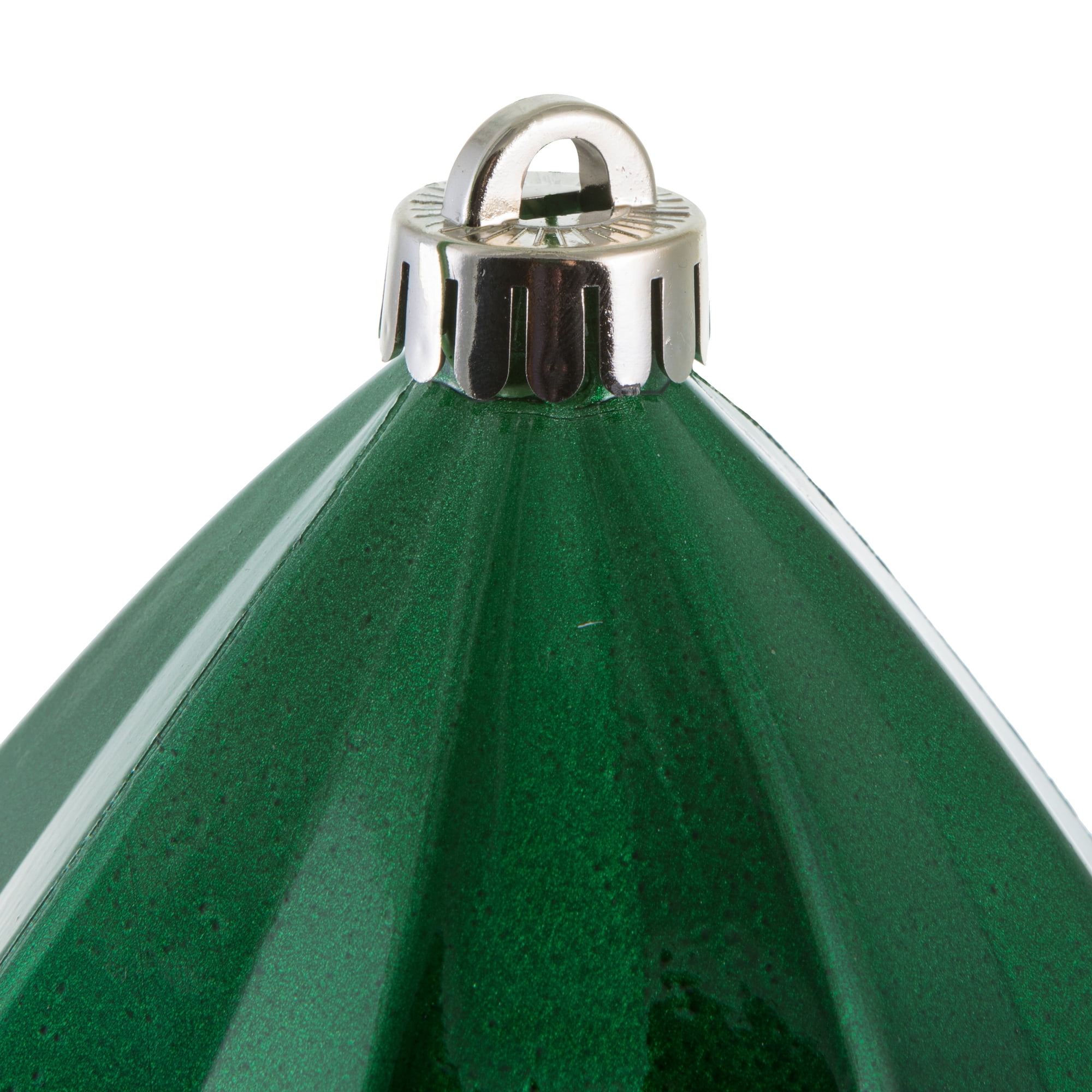 Vickerman 12" Green UV Candy Swirl Drop Christmas Ornament