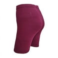 thumbnail image 4 of Dovford Women's Plus Size Short Leggings Ultra Soft Modal Cotton Shorts Under Dresses Mid Thigh Leggings Pants, 4 of 4