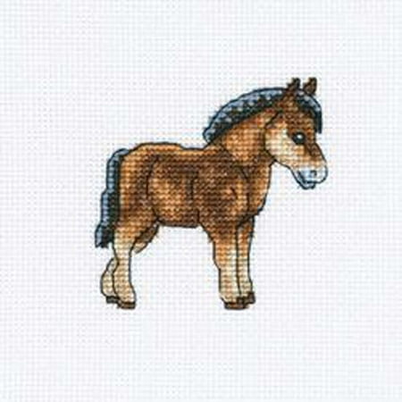 Horse Cross Stitch - Dutch Horse Counted Cross Stitch Kit-4