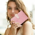 thumbnail image 2 of Clearance! Passport Holder Passport Cover with Credit Card Slot and Boarding Pass Slot Combo Passport Wallet Case Book Travel Must Have Rfid Blocking Leather Travel Accessories One Size Pink, 2 of 9