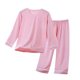 thumbnail image 2 of Conjuntos de blusas y camisas de cuello redondo y manga larga para niños Camisa de manga larga con cuello redondo Pantalones con cintura elástica Ropa para el hogar Conjunto de dos piezas Conjunto de, 2 of 5