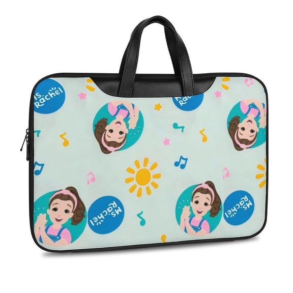 Ms. Rachel PU Cartoon Laptop Bag/Handbag 42x30.5cm