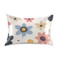 thumbnail image 7 of Yayeee Pillowcase King Size Set of 2 Satin Wrinkle Resistant Pillow Case, Beige Retro Flower, 7 of 7
