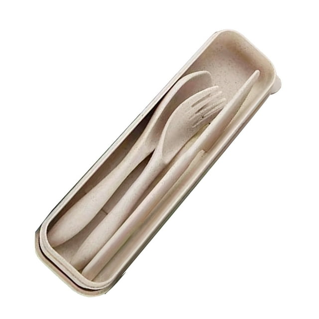 Portable Wheat Straw Cutlery Set,Wheat Straw Cutlery Set Portable Utensils Set Wheat Straw Cutlery Set Tried and Trusted