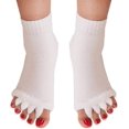 thumbnail image 2 of PinesC Toe Separator Socks Yoga Sports Gym Health Massage Foot Alignment Socks, 2 of 5