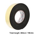 thumbnail image 2 of 1 Roll Black Foams Single-sided Tapes Soundproofing EVA Sponge Sealing Tape, 2 of 9