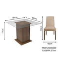 thumbnail image 3 of Juego de Comedor Mesa con 2 Sillas Madesa Luli MI, 3 of 5