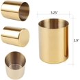 thumbnail image 2 of Luxury Metal Pen Holder, Versatile Use Stainless Steel Desktop Organizer, Suitable For Home Decor And Office, Space Saving With Compact Size, 2 of 6