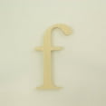 thumbnail image 3 of Package of 1, 18 Inch X 3/4" Thickness Baltic Birch Wood Letter f in The Times New Roman Font, Thick, Lower Case for Art & Craft Project, Made in USA, 3 of 4