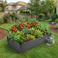 thumbnail image 2 of Sour Citrus Galvanized Steel Planter Raised Garden Bed 6×3×1 FT Weatherproof Metal Planting Box Durable Raised Garden Bed for Backyard Patio Gardening, 2 of 6