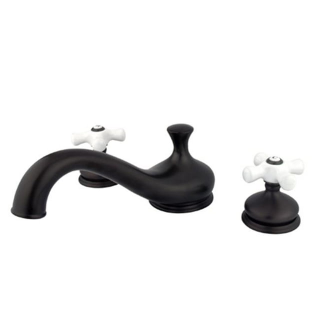 Kingston Brass KS3335PX 8 Inch -18 Inch Widespread Roman Tub Filler - Oil Rubbed Bronze