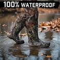 thumbnail image 6 of GIEESHIELD Rubber Boots for Men & Women – Ultra-Light Waterproof 6mm Neoprene Insulated Boots with Anti-Slip Sole, Warm Hunting & Rain Boots for Farming, Snow, Mud(Black, Next Camo G2), 6 of 7