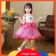 thumbnail image 2 of Melocotón Juego De Rol Disfraz De Niños Cosplay Vestido De Princesa Para Niña Ropa De Halloween Cumpleaños Carnaval Fiesta Trajes Accesorios, 2 of 4