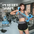 thumbnail image 6 of QHUDLV 21 Fitness Resistance Bands-4 Tube Pedal Ankle Puller, Sit up Leg Stretch Rope Exercise Bands with Handles, Stretching Workout Fitness Bands for Arm Weights Exercise Equipment, 6 of 9
