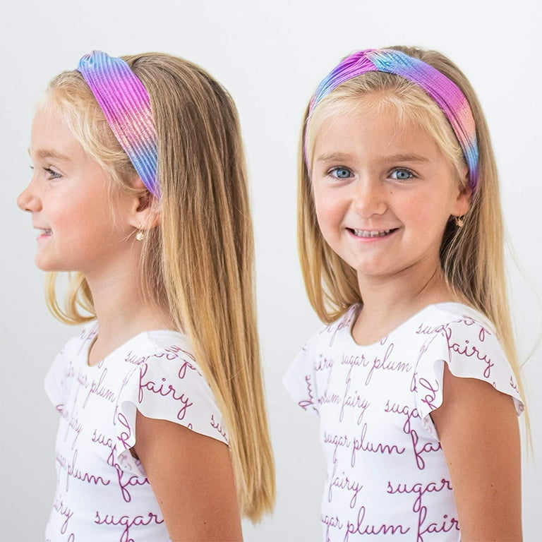 wide headband - rainbow tie dye wide headband - rainbow tie dye