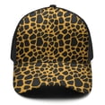 thumbnail image 3 of Leopard Print Baseball Cap Adjustable Size – Stylish Spliced Design Trucker Hat, Dad Hat with Full Print Front & Brim, Breathable Cotton Blend Snapback for Sports, Travel & Daily Wear, 3 of 3