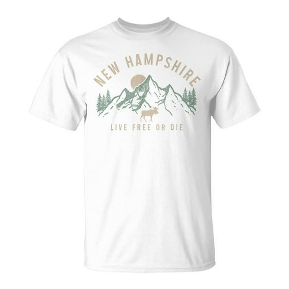 SR New Hampshire Vintage Pride Mountains Moose T-Shirt