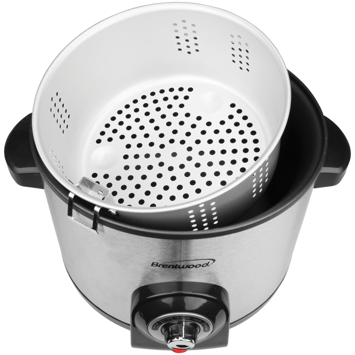 Brentwood 5.2 Quart Stainless Steel Electric Deep Fryer & Multi Cooker