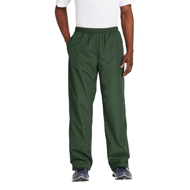 Pantalón cortavientos Sport-Tek®. PST74 Verde Bosque 3XL deporte-tek PST74