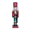 thumbnail image 4 of Figura de Cascanueces de 30cm, adorno navideño para estantería de Marrón, 4 of 7