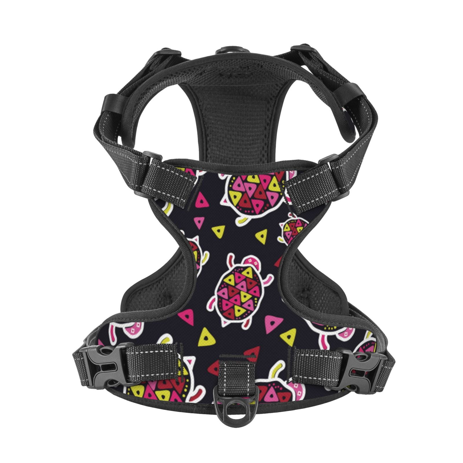 Kdxio Ladybug Print No Pull Dog Harness Adjustable Reflective Oxford Easy Control Medium Large Dog Harness for Training and Everyday-Small