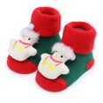 thumbnail image 4 of URMAGIC 0-1T Toddler Girl Boy Fuzzy Socks Anti Skid with Grips, Baby Girl Boy Christmas Socks Kids Slipper Socks, 4 of 8